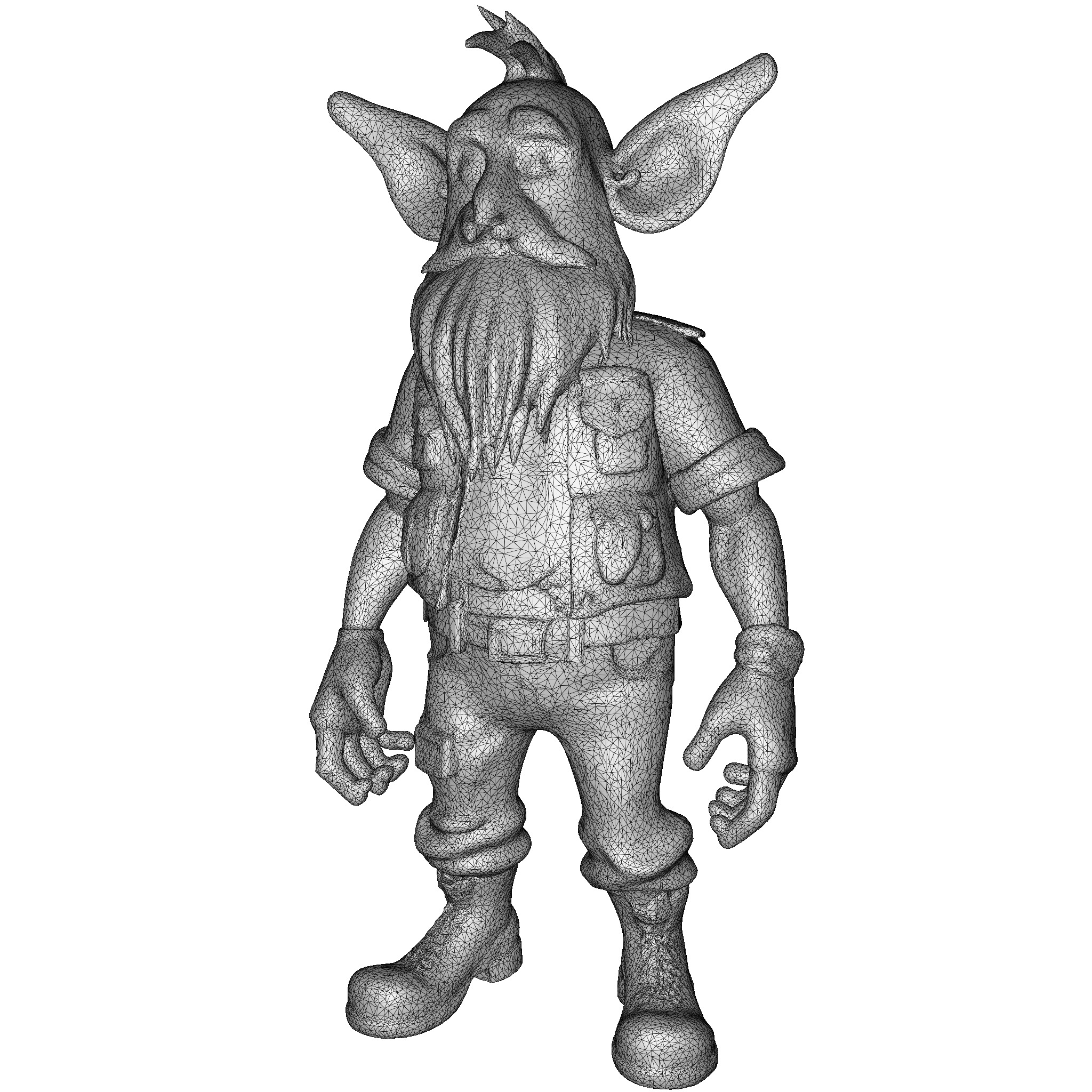 Enchanted Grove Guardians - Fantasy Gnome Figurine Collection 3D print model_25