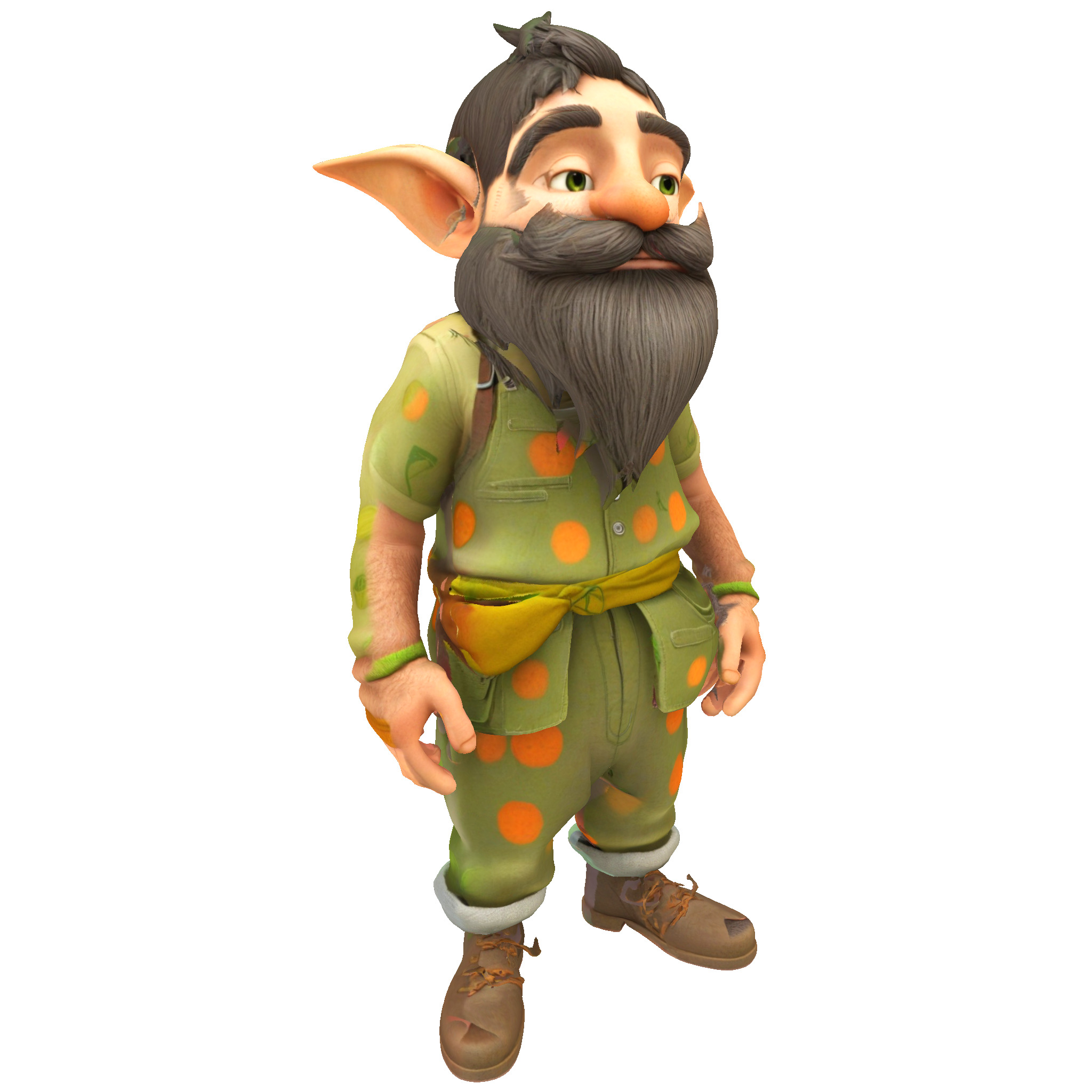 Enchanted Grove Guardians - Fantasy Gnome Figurine Collection 3D print model_10