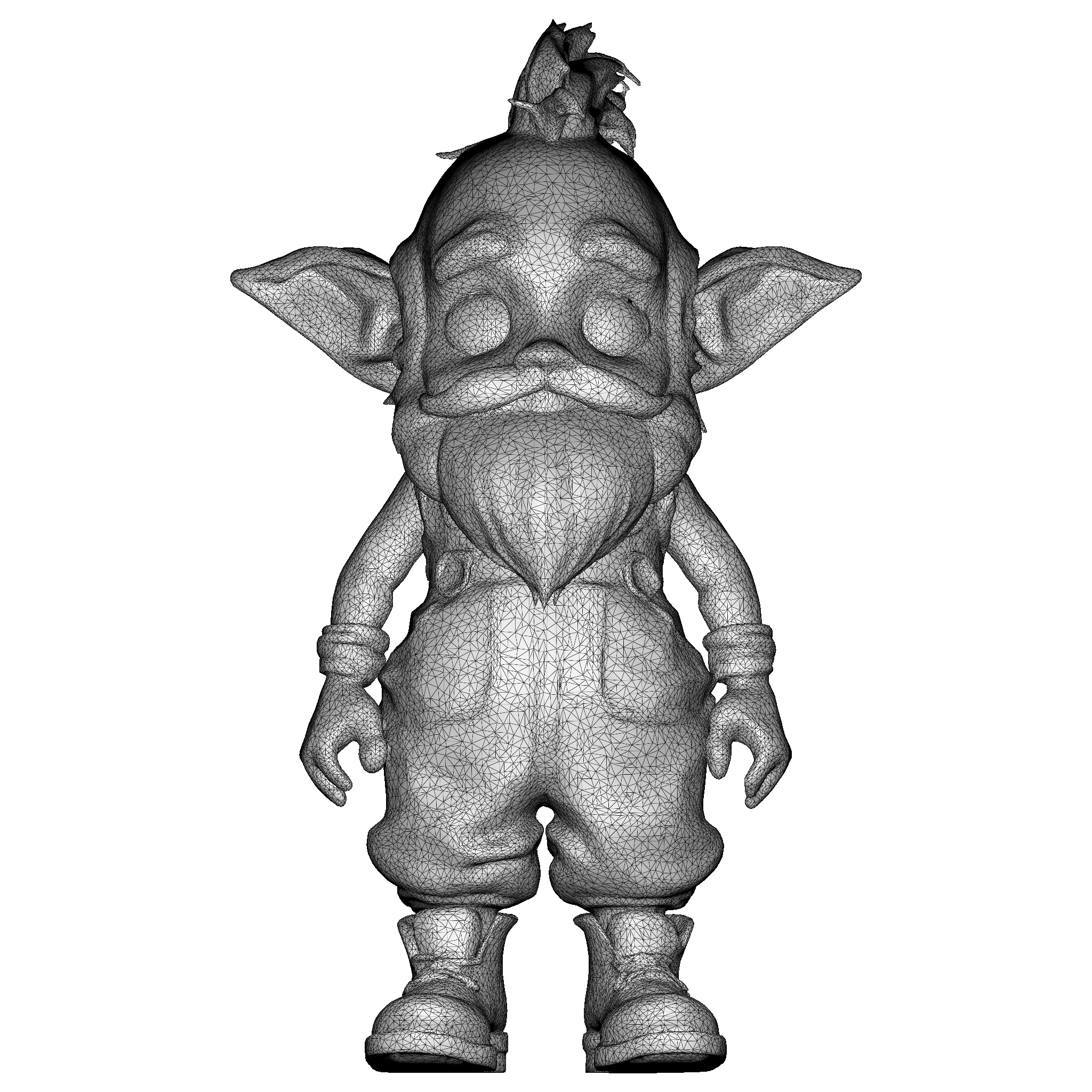 Enchanted Grove Guardians - Fantasy Gnome Figurine Collection 3D print model_29