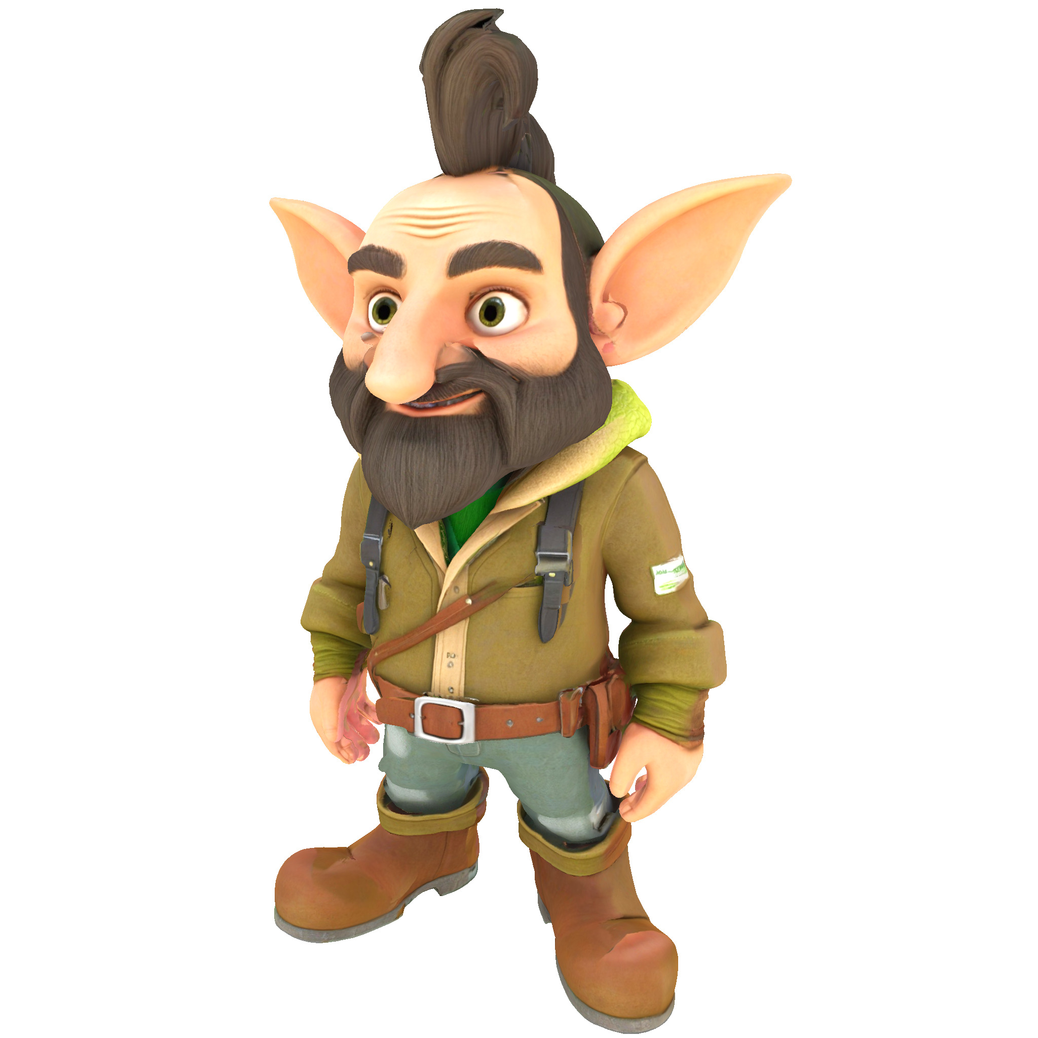 Enchanted Grove Guardians - Fantasy Gnome Figurine Collection 3D print model_30