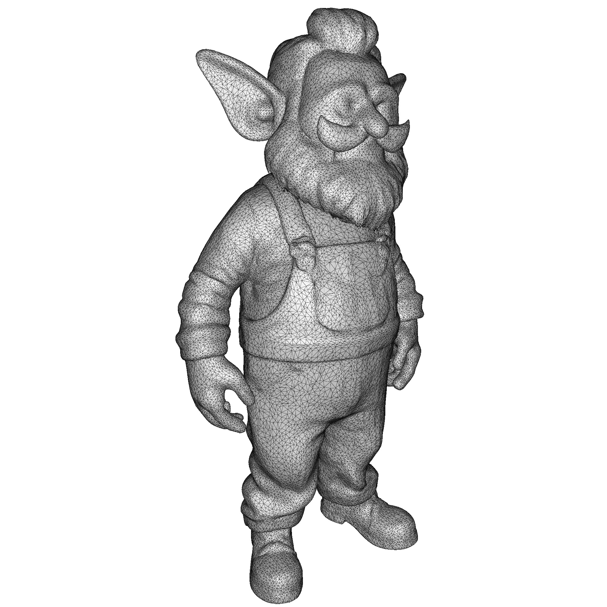 Enchanted Grove Guardians - Fantasy Gnome Figurine Collection 3D print model_27