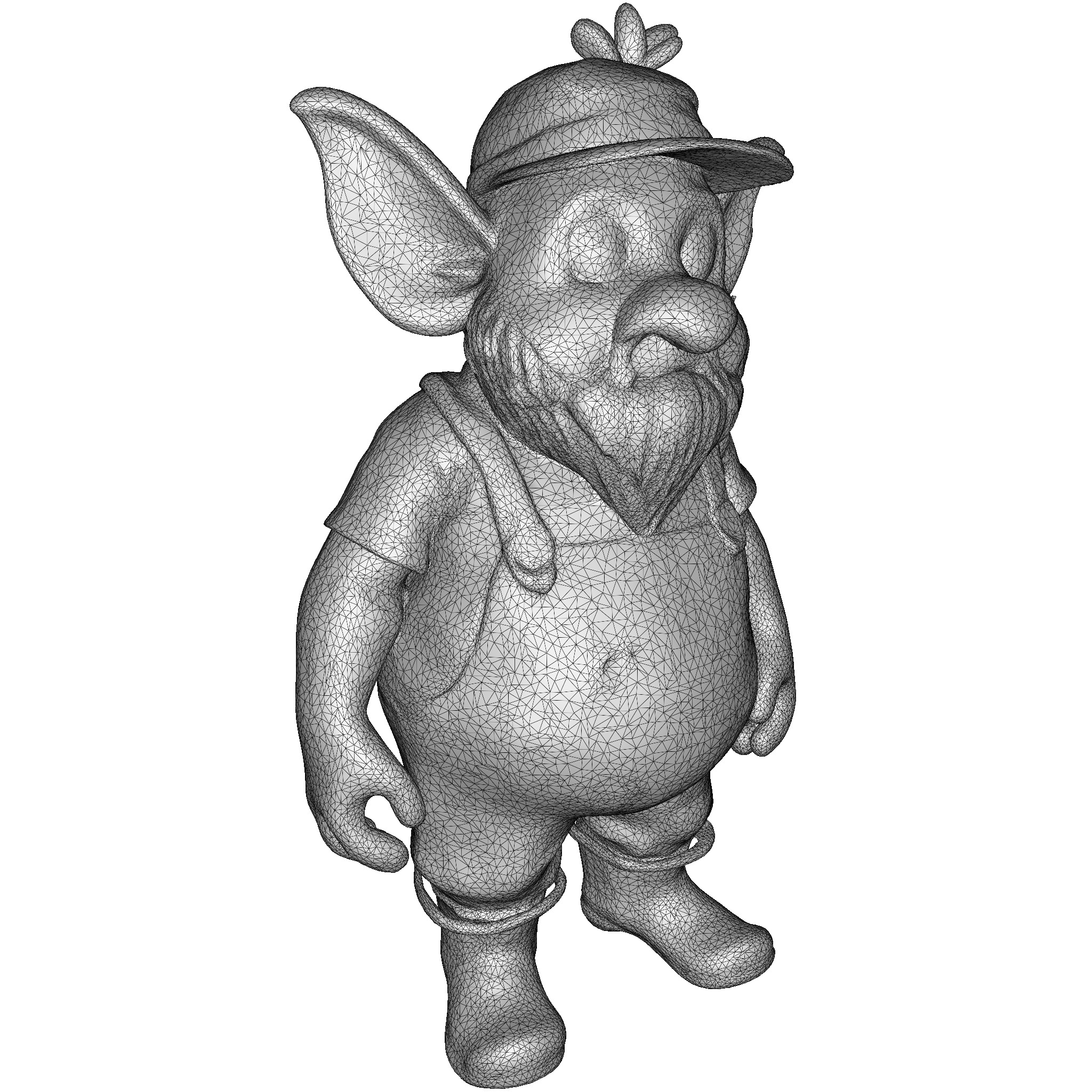 Enchanted Grove Guardians - Fantasy Gnome Figurine Collection 3D print model_15