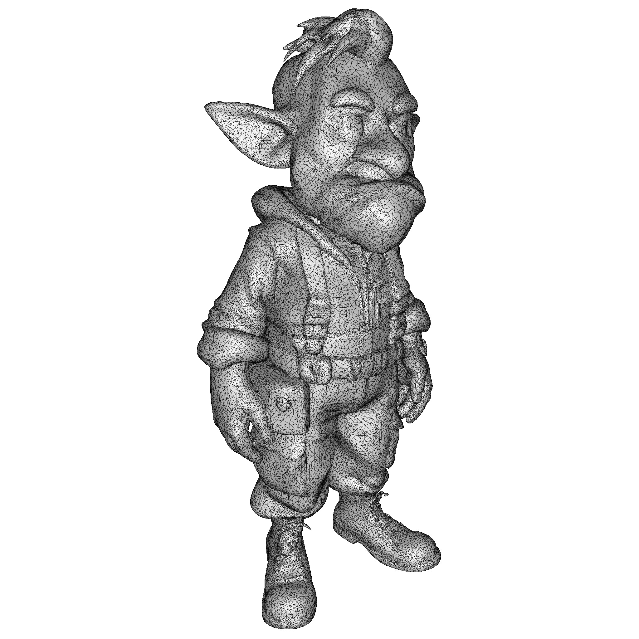 Enchanted Grove Guardians - Fantasy Gnome Figurine Collection 3D print model_21