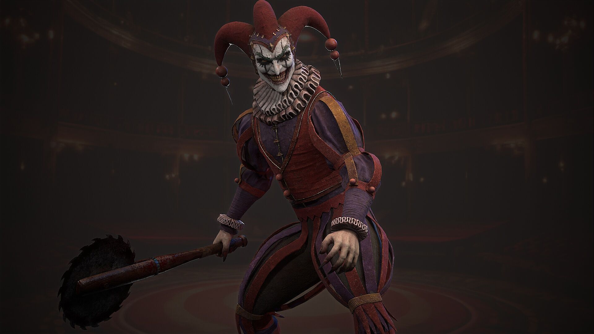 clown monster Low-poly 3D model_11