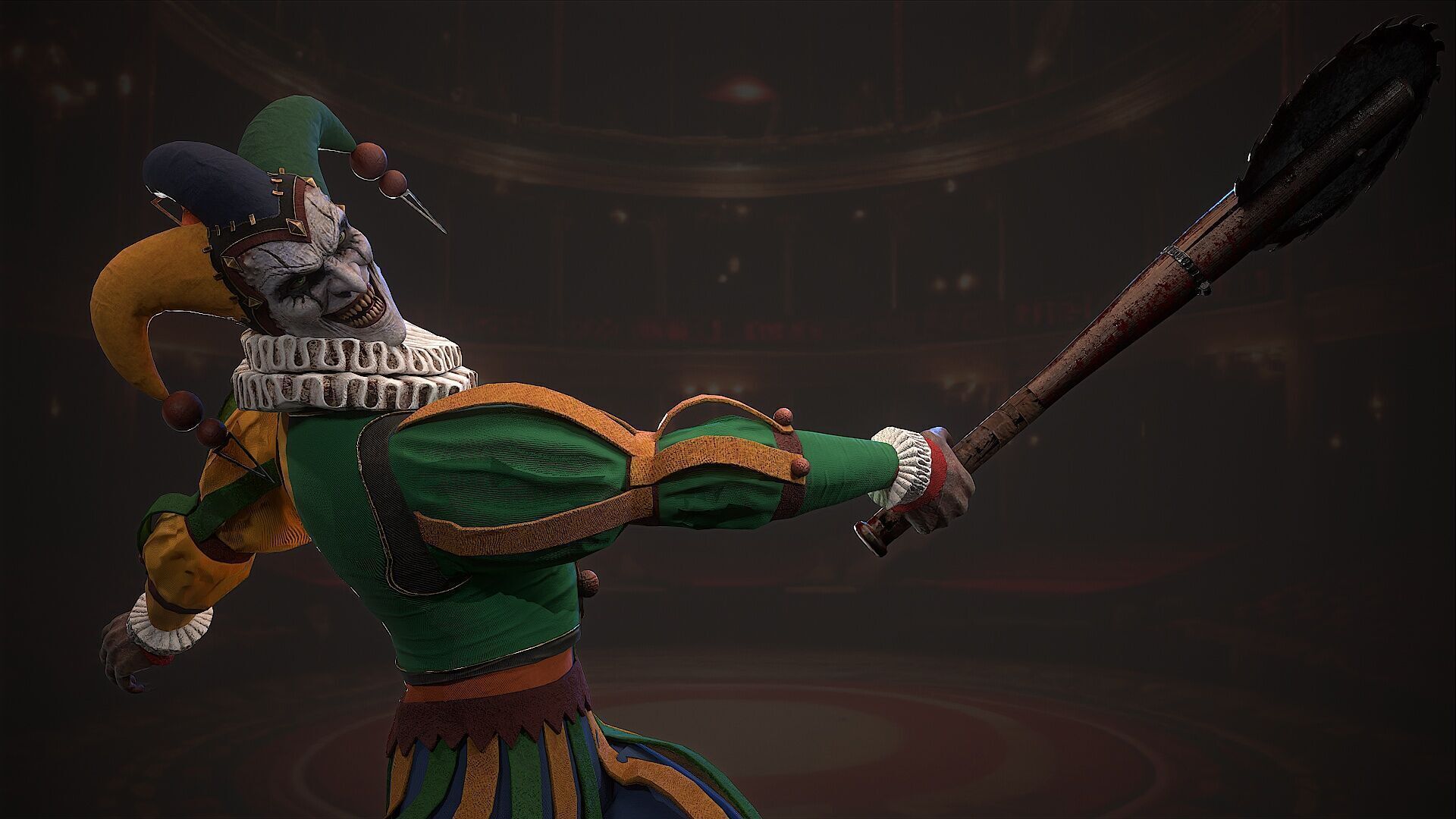 clown monster Low-poly 3D model_14