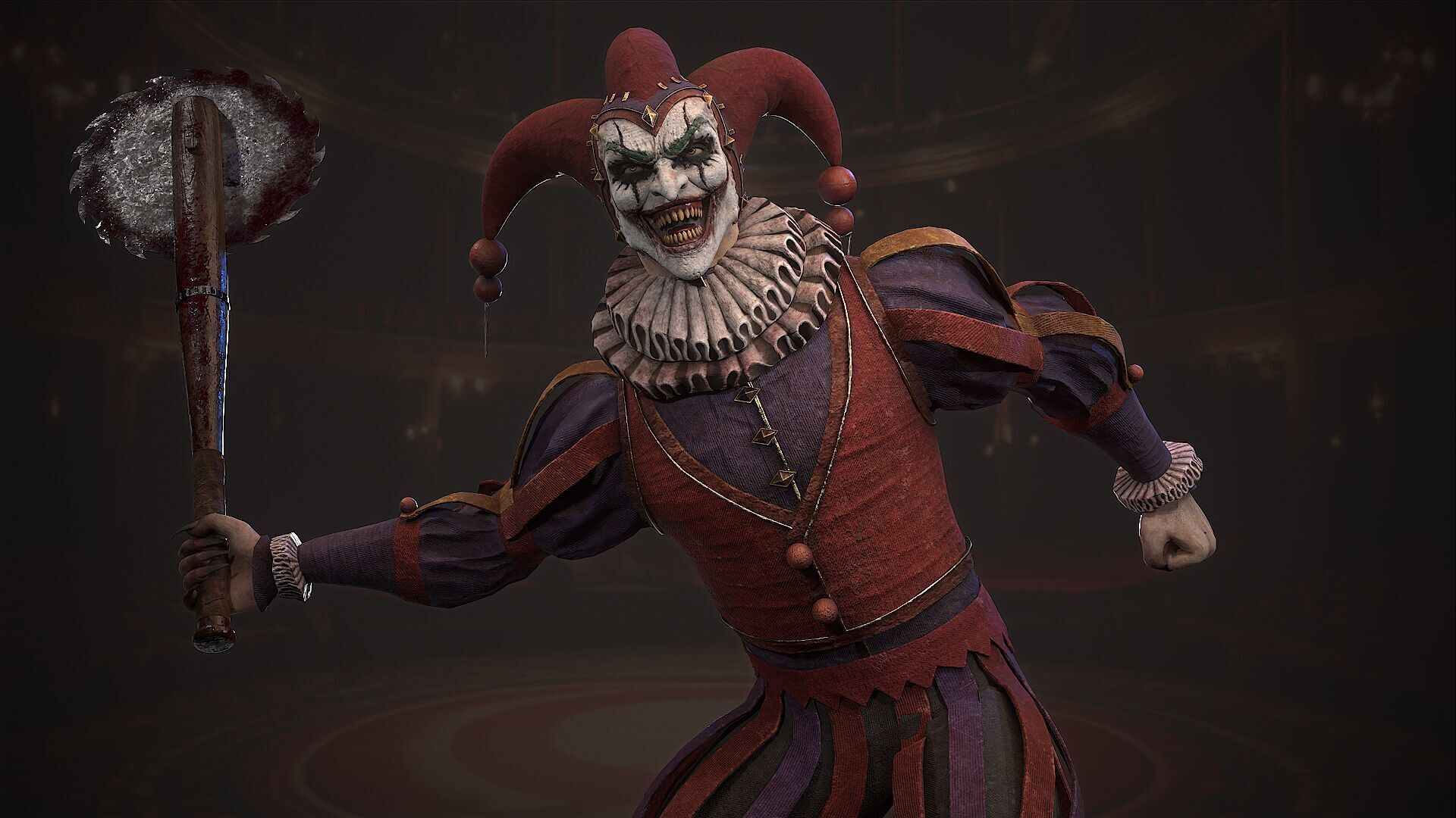 clown monster Low-poly 3D model_8