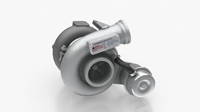 Turbocharger 3D model 5