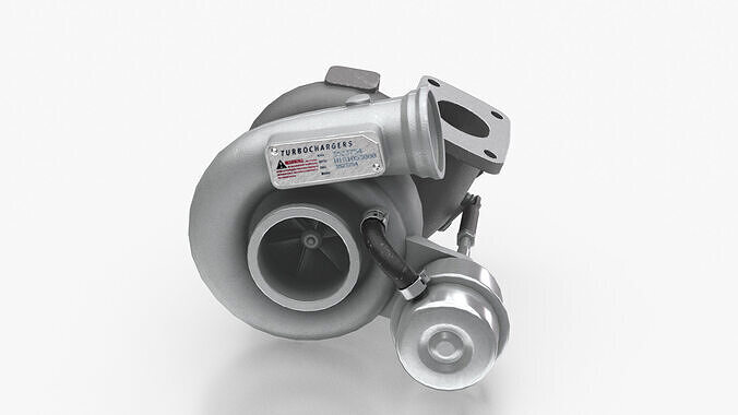 Turbocharger 3D model 6