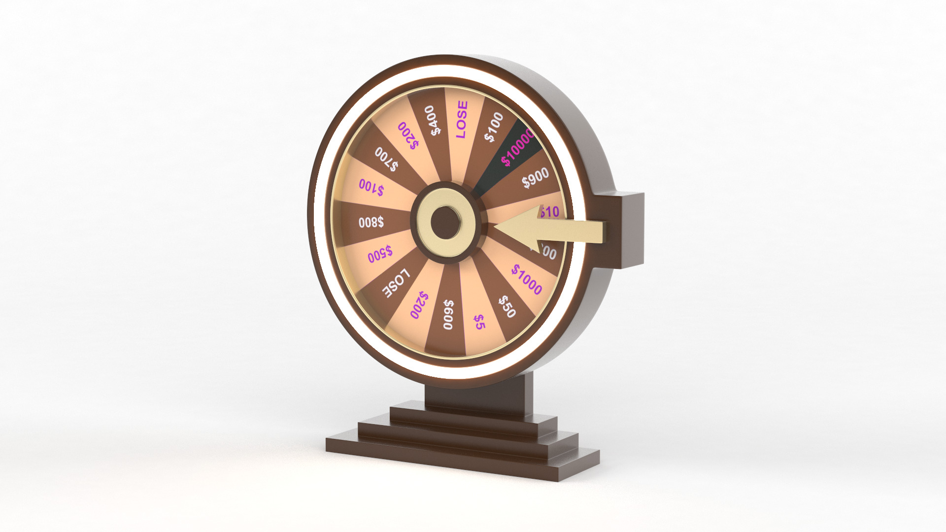 Wheel of Fortune 3D model_2