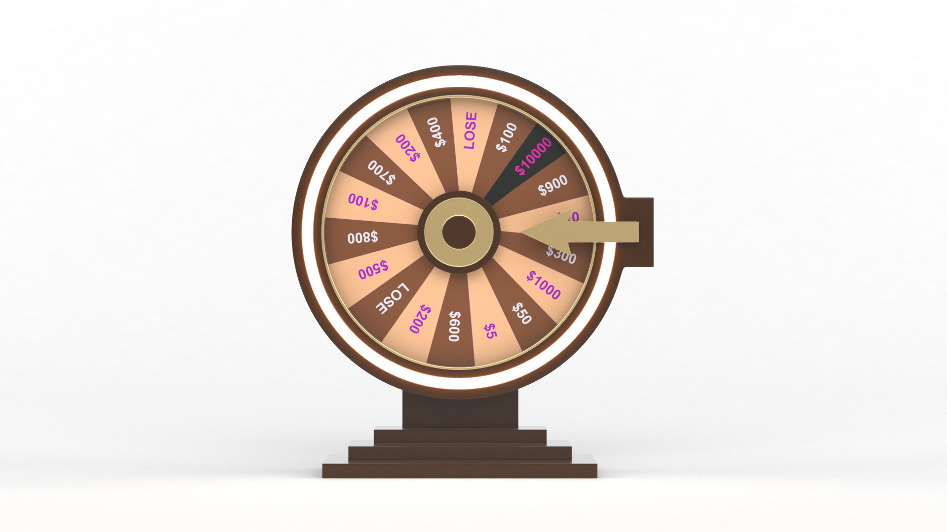 Wheel of Fortune 3D model_1