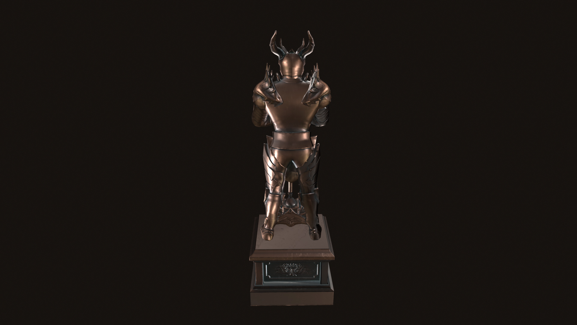 Statue 06 Low-poly 3D model_15