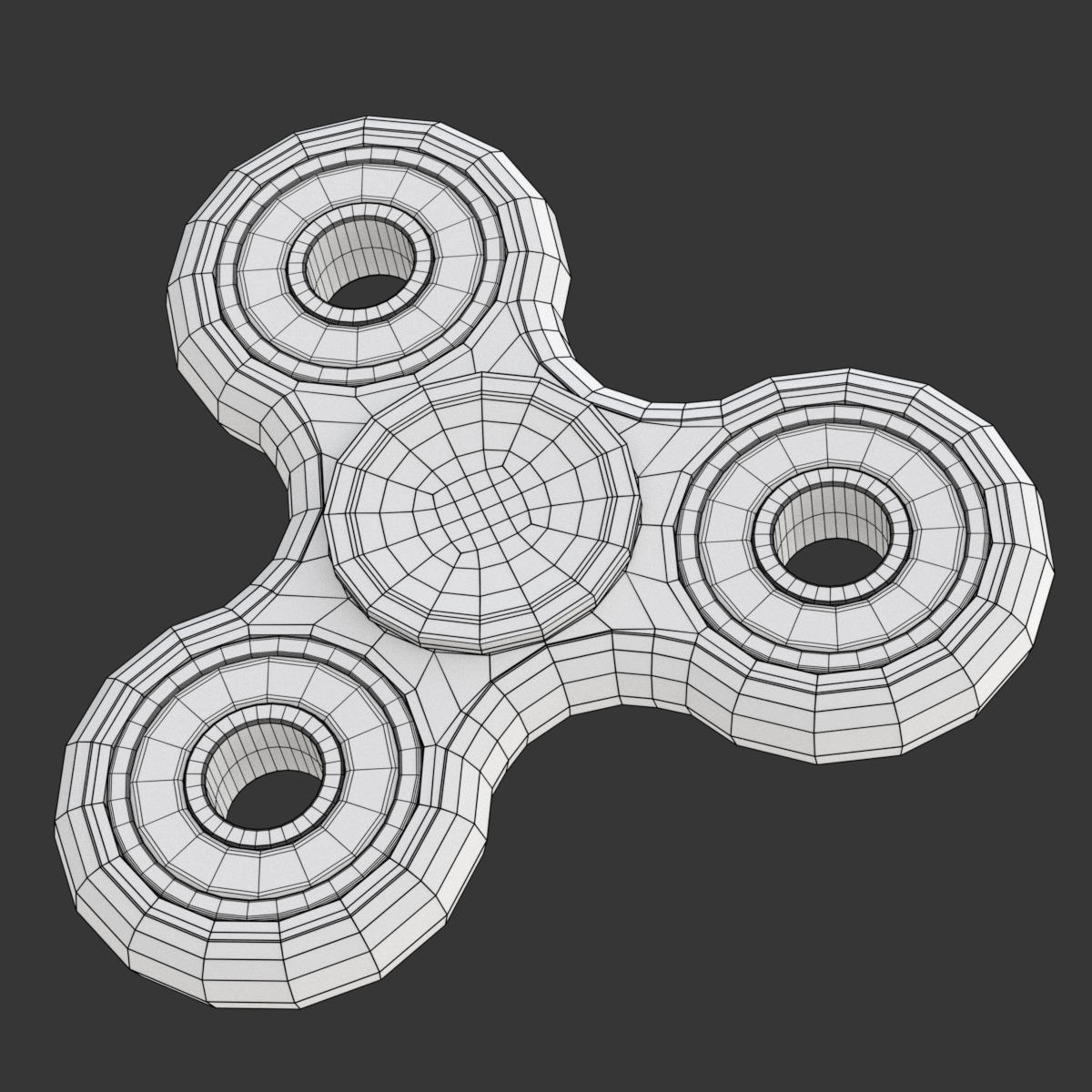 Rotating Fidget Spinner  3D model_12