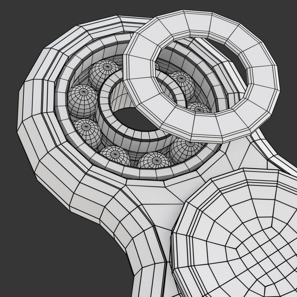 Rotating Fidget Spinner  3D model_14