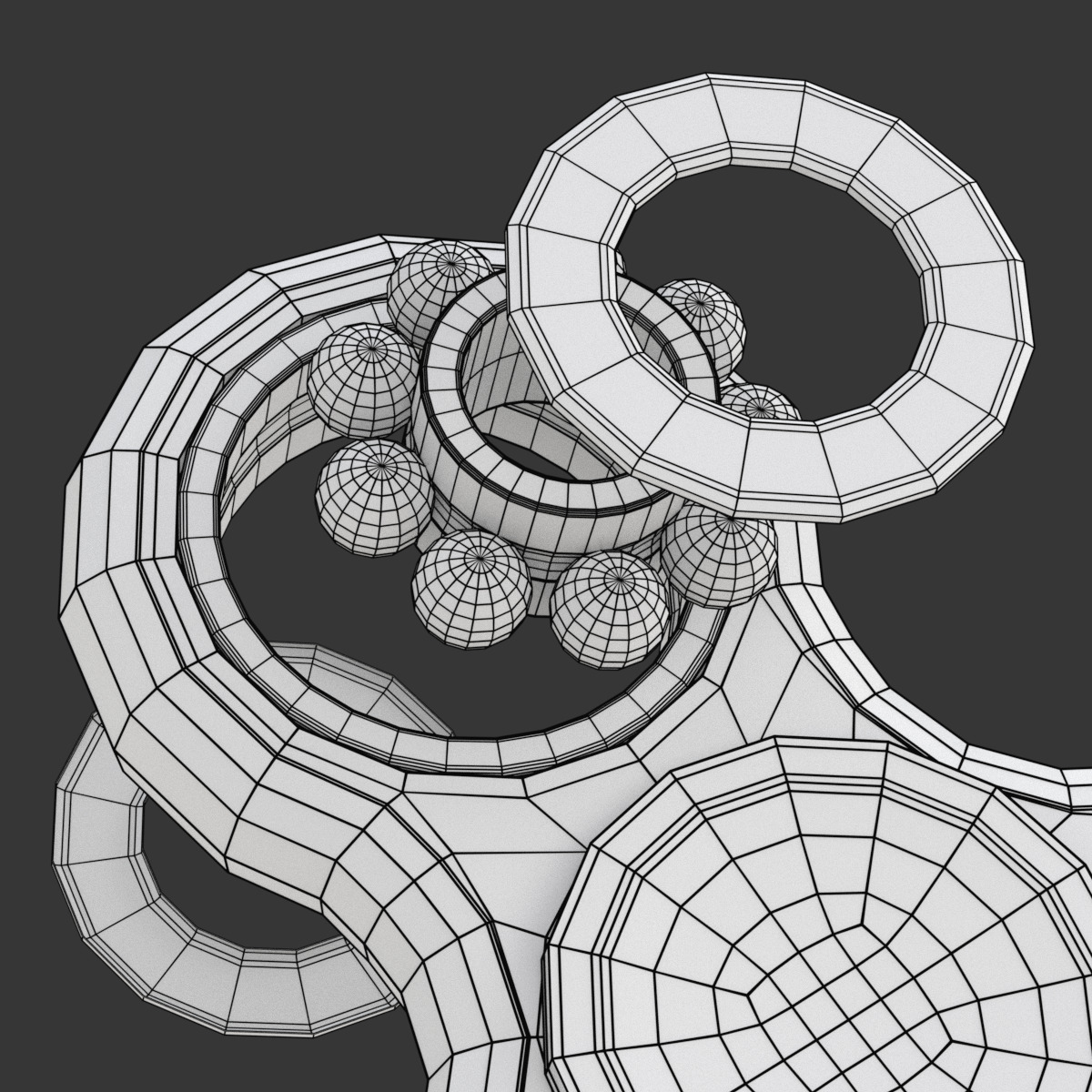 Rotating Fidget Spinner  3D model_15