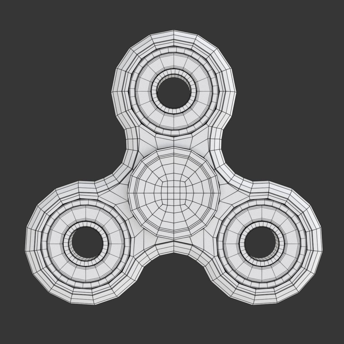 Rotating Fidget Spinner  3D model_16