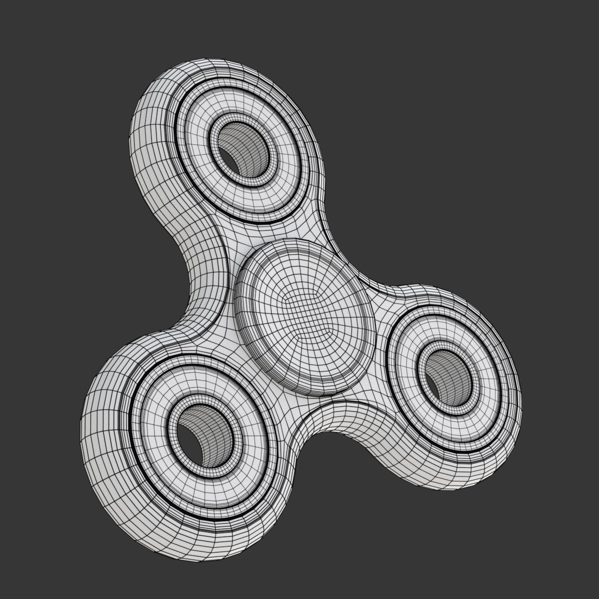 Rotating Fidget Spinner  3D model_19