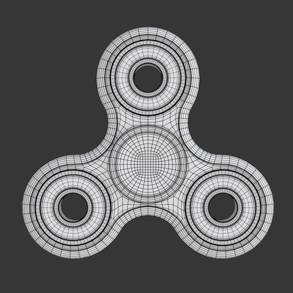 Rotating Fidget Spinner  3D model_17