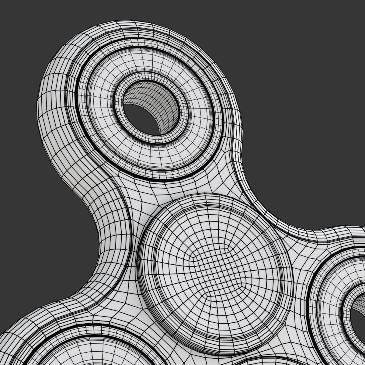 Rotating Fidget Spinner  3D model_18