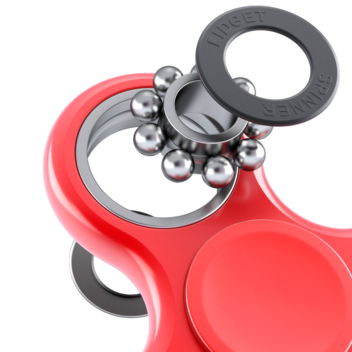 Rotating Fidget Spinner  3D model_5