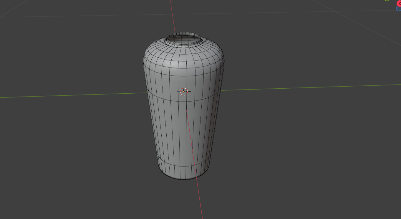 Modern Metallic Vase  3D model_5