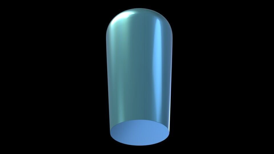 Modern Metallic Vase  3D model_3