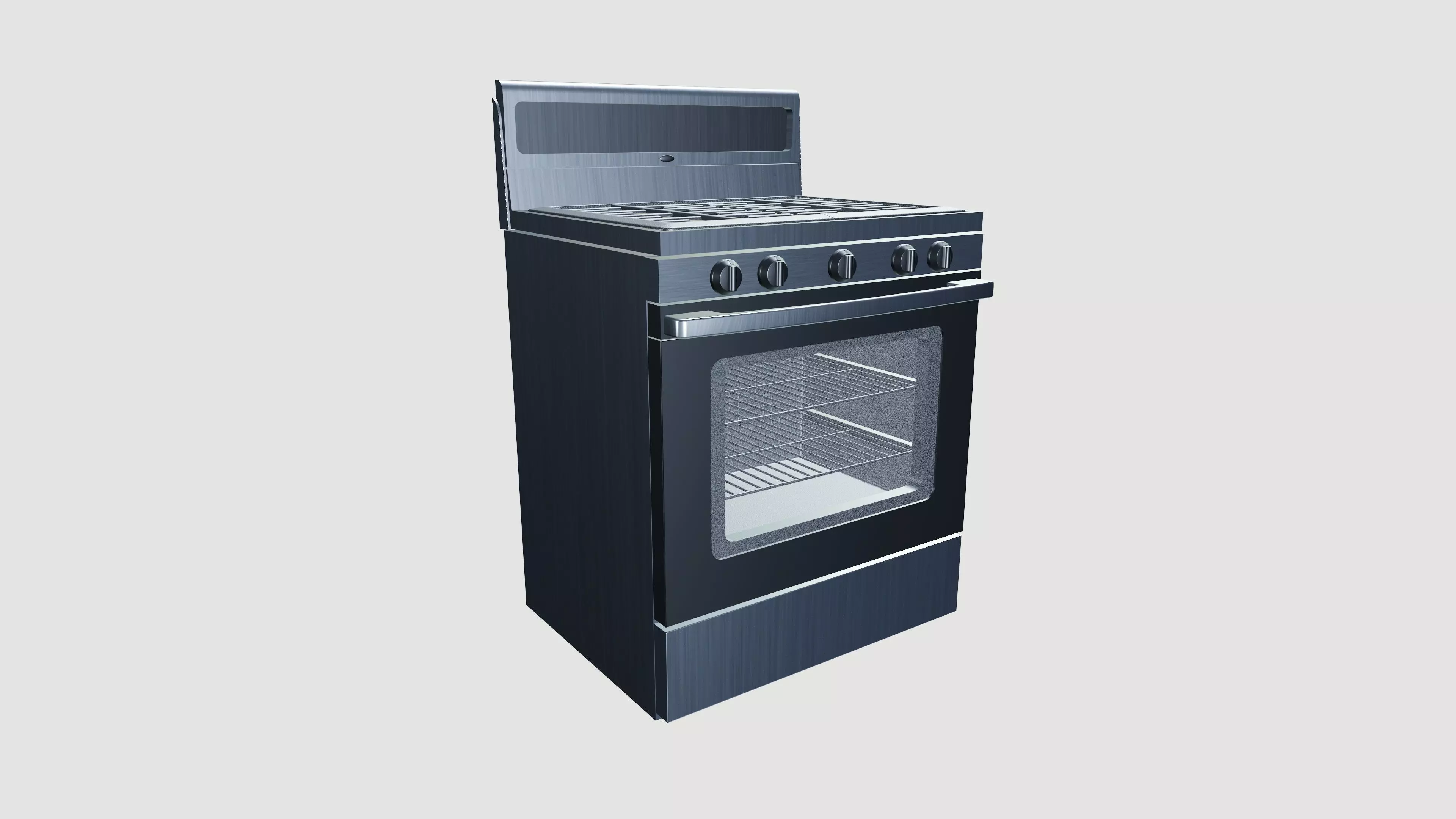 Gas Cooker 3D model_0