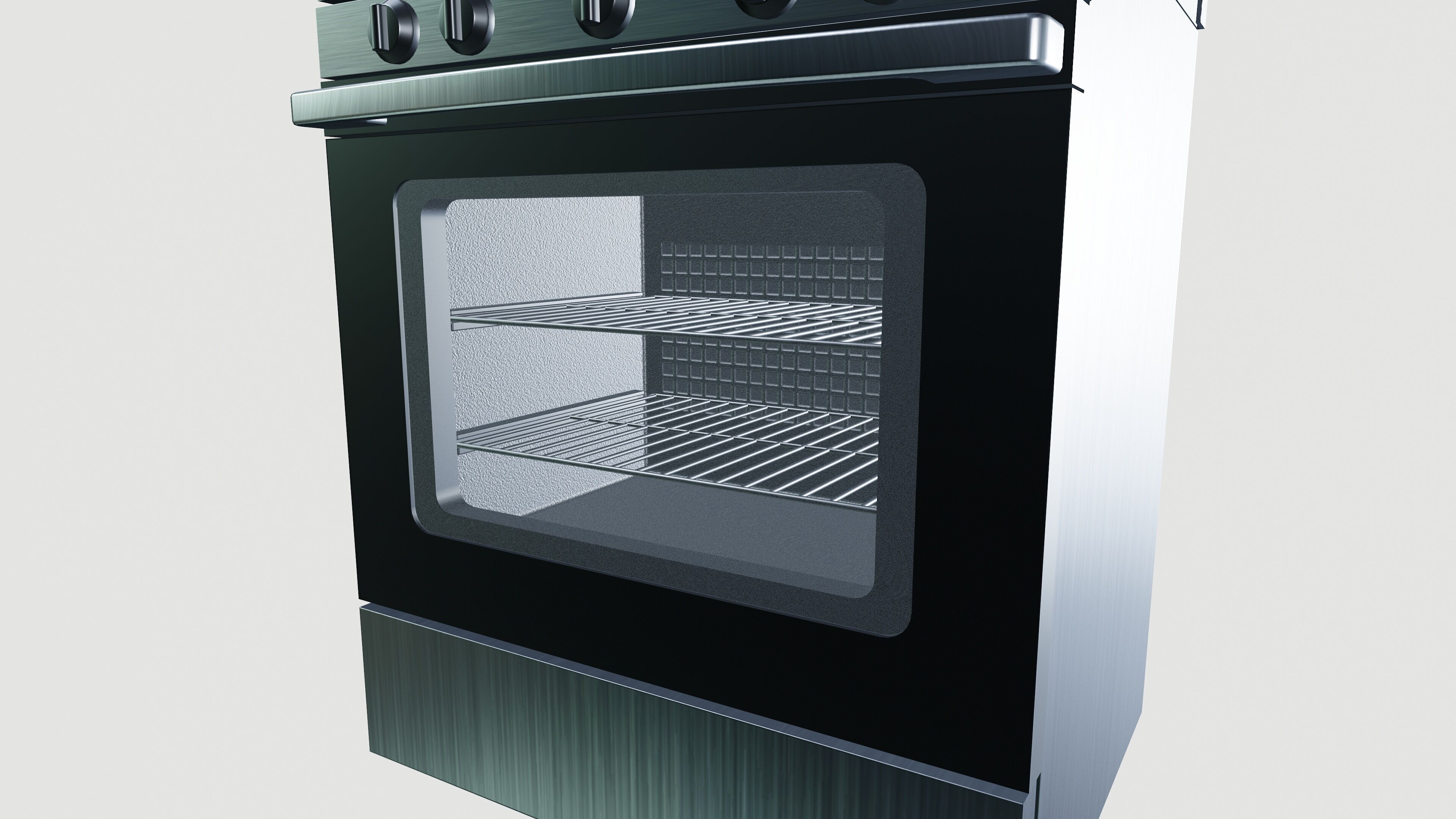 Gas Cooker 3D model_5