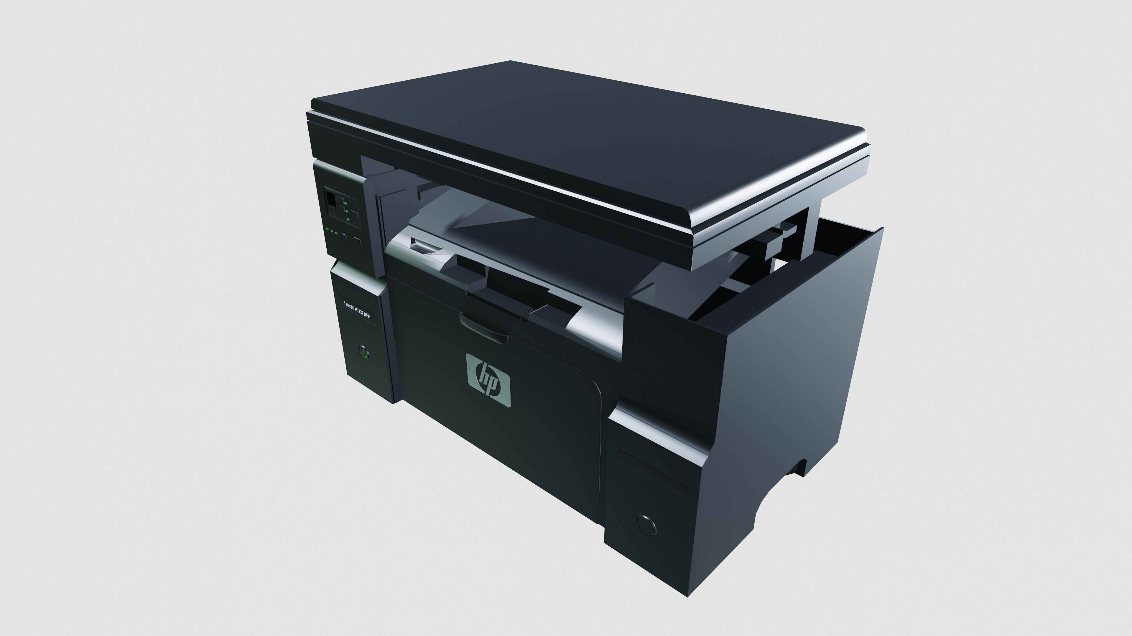 HP Printer 3D model_3