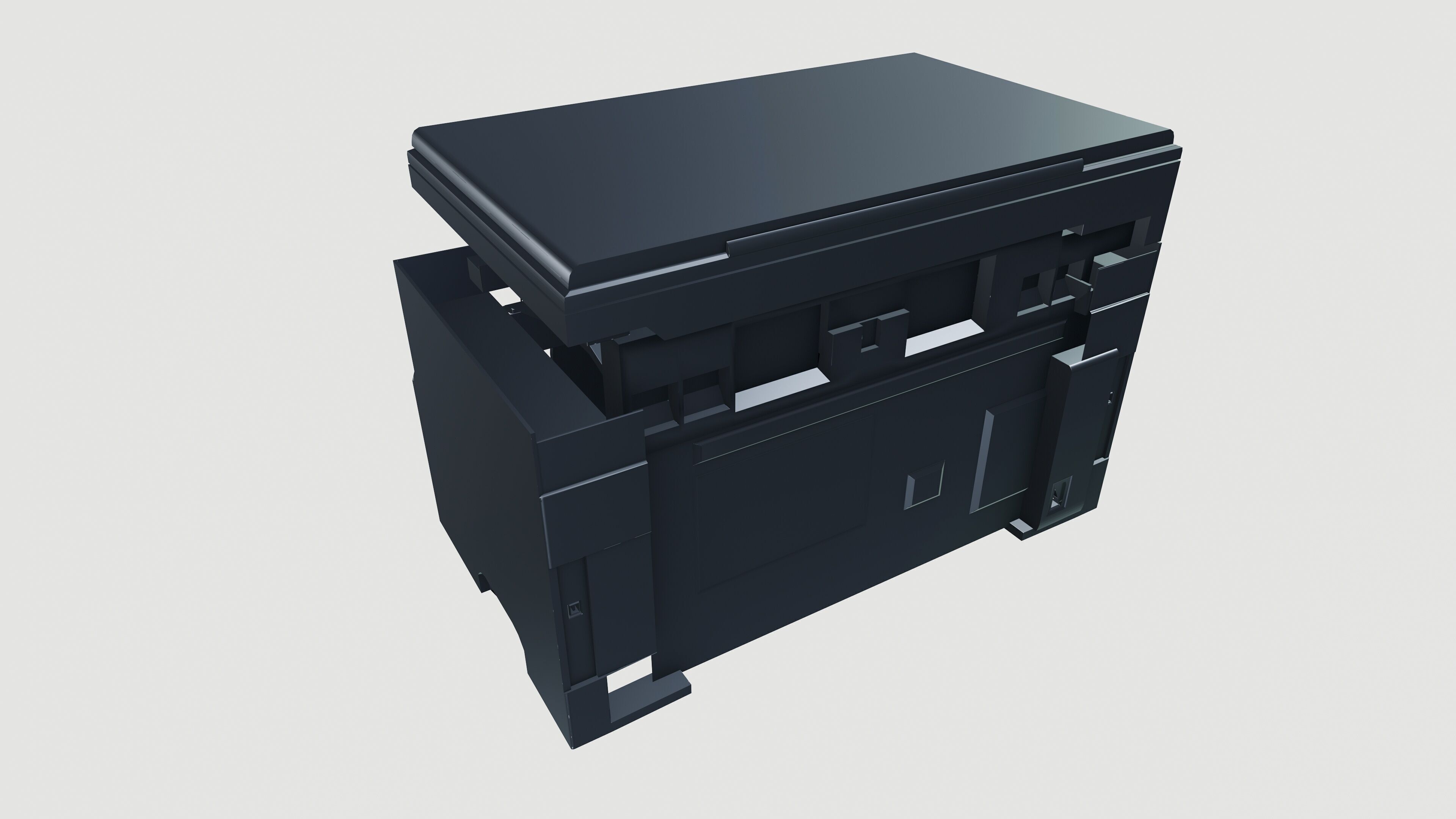 HP Printer 3D model_4