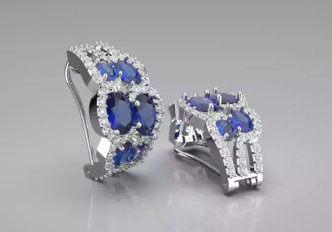 luxury diamond earring je0006