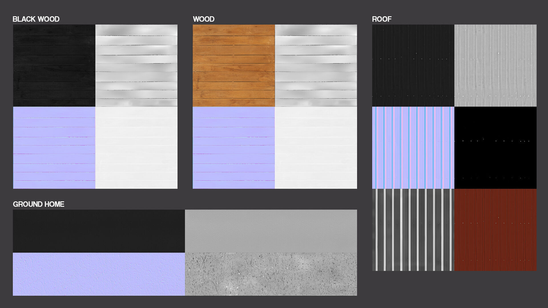 Prefab Steel House Low-poly 3D model_7