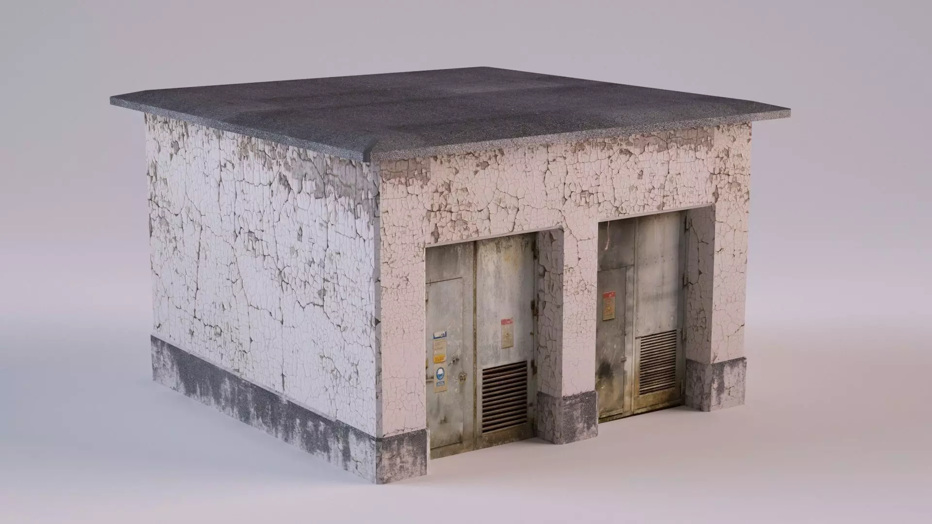 Ultra-Realistic Electrical Equipment Room 3D Model Low-poly 3D model_0