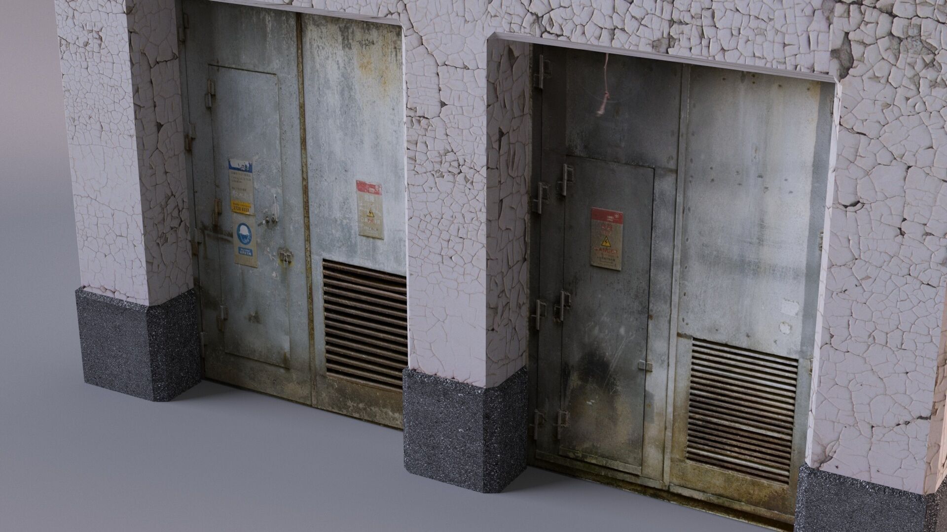 Ultra-Realistic Electrical Equipment Room 3D Model Low-poly 3D model_5