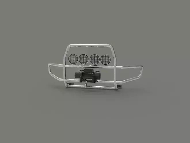 brush guard 2019 Dodge RAM 1500 Rebel Monster truck Rc 3D print model