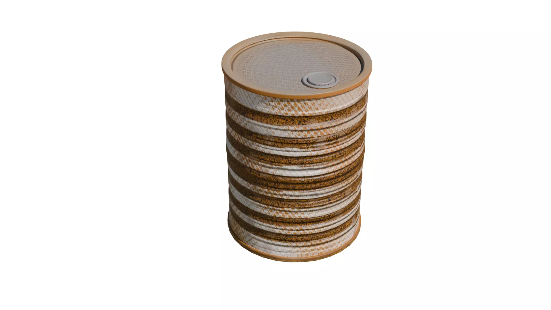 Oil Barrel Free low-poly 3D model