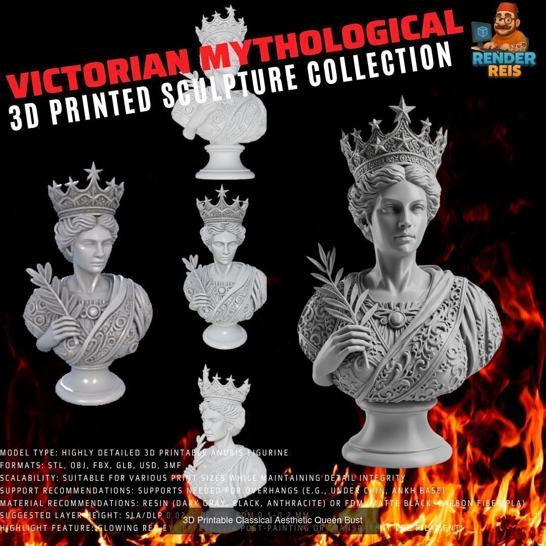 64 Piece Mythological 3D Print Collection _8