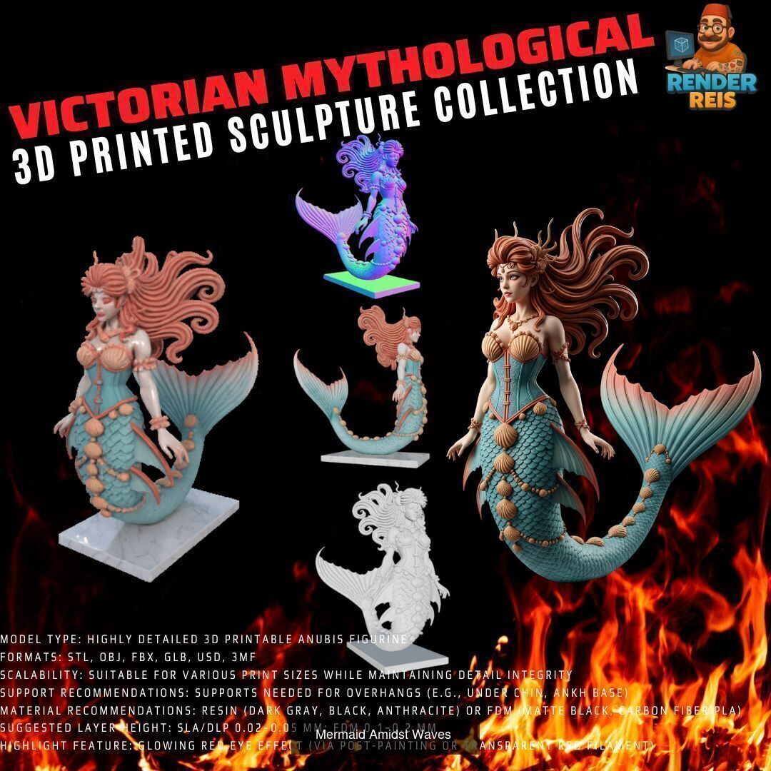 64 Piece Mythological 3D Print Collection _36