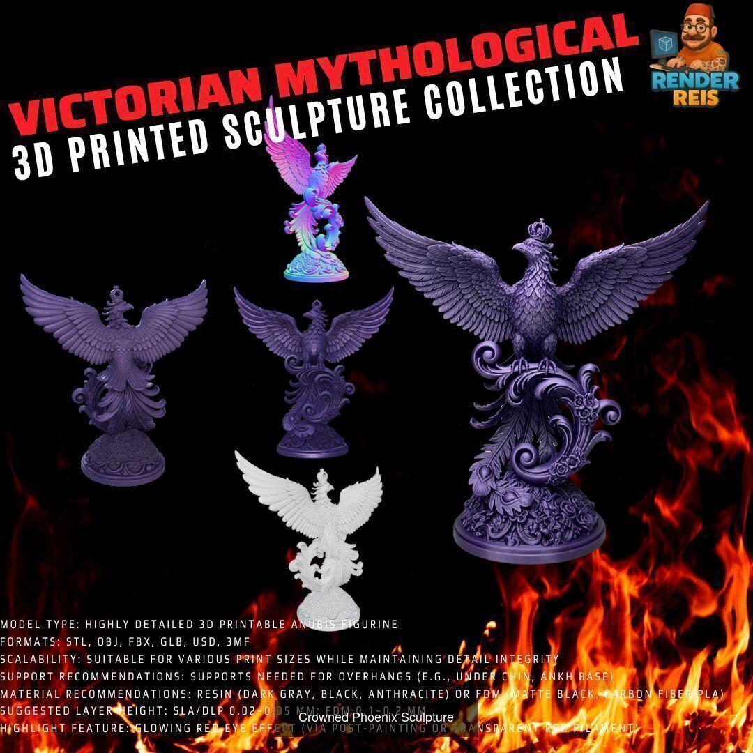 64 Piece Mythological 3D Print Collection _52