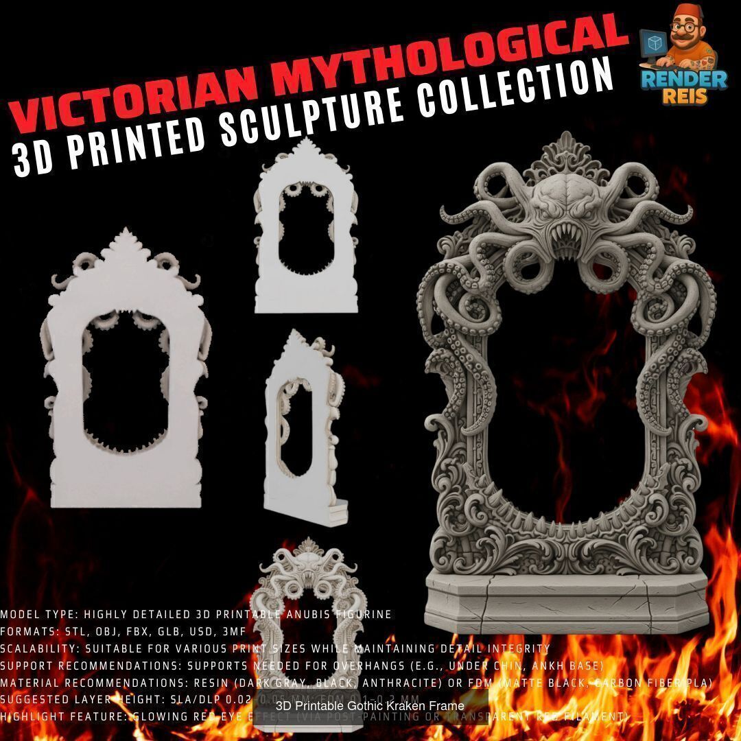 64 Piece Mythological 3D Print Collection _23