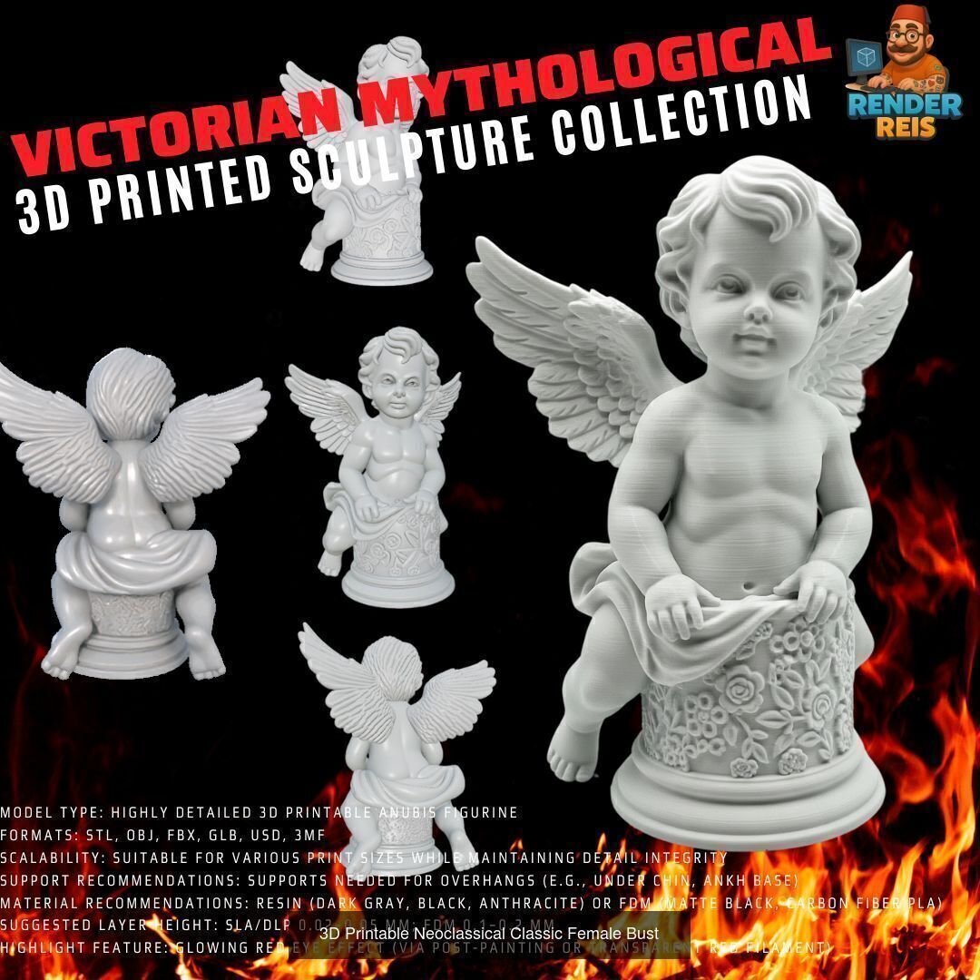 64 Piece Mythological 3D Print Collection _15