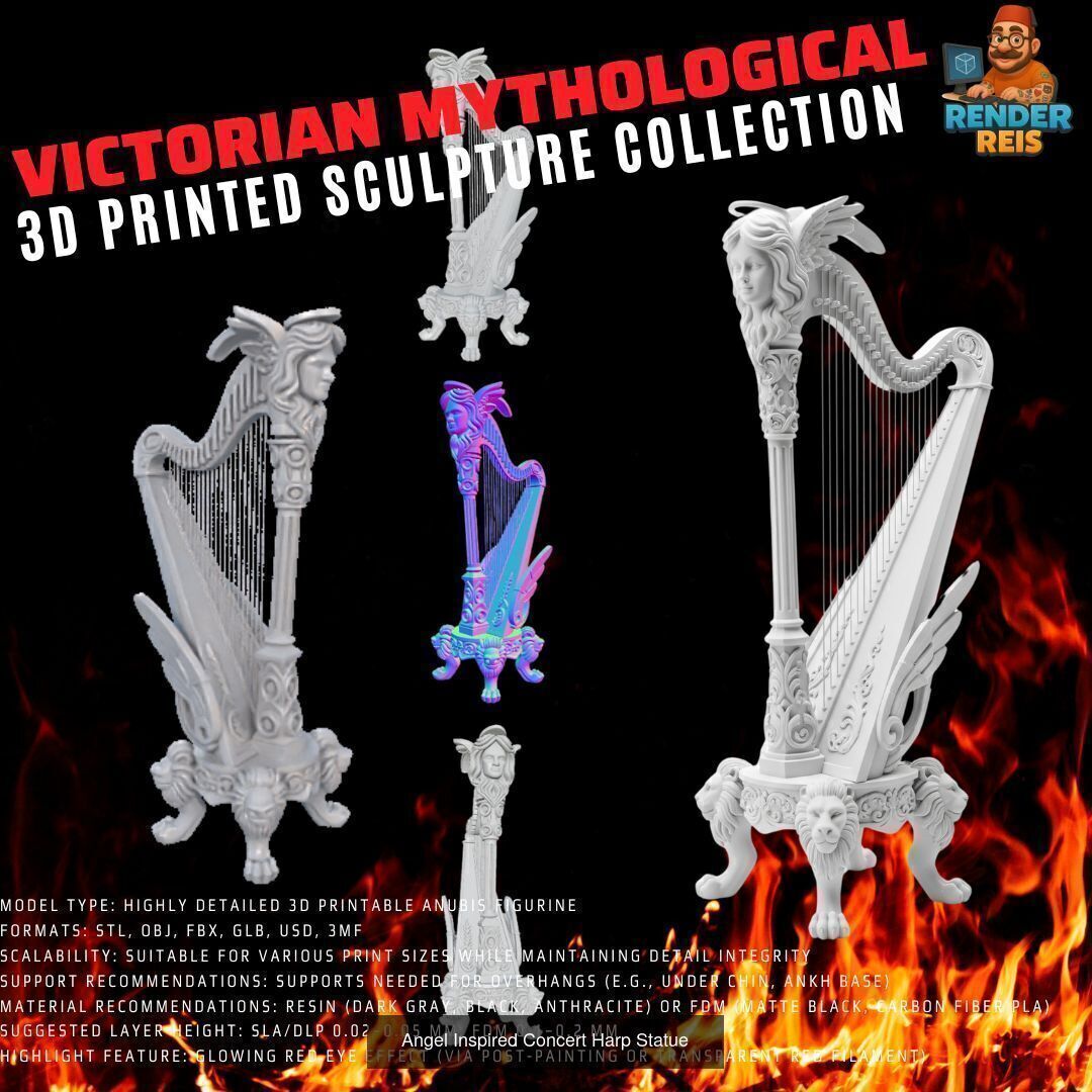 64 Piece Mythological 3D Print Collection _45