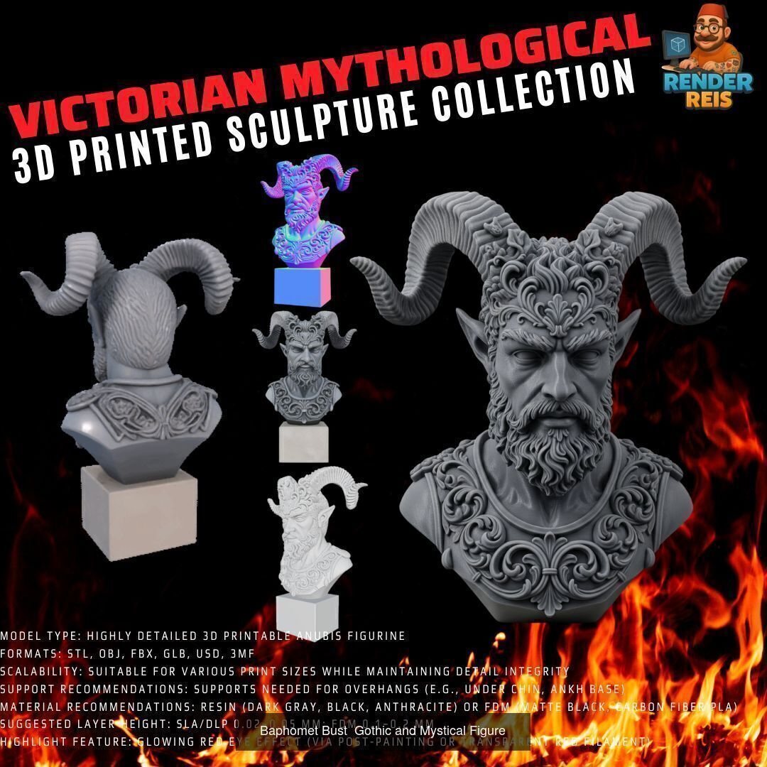 64 Piece Mythological 3D Print Collection _34