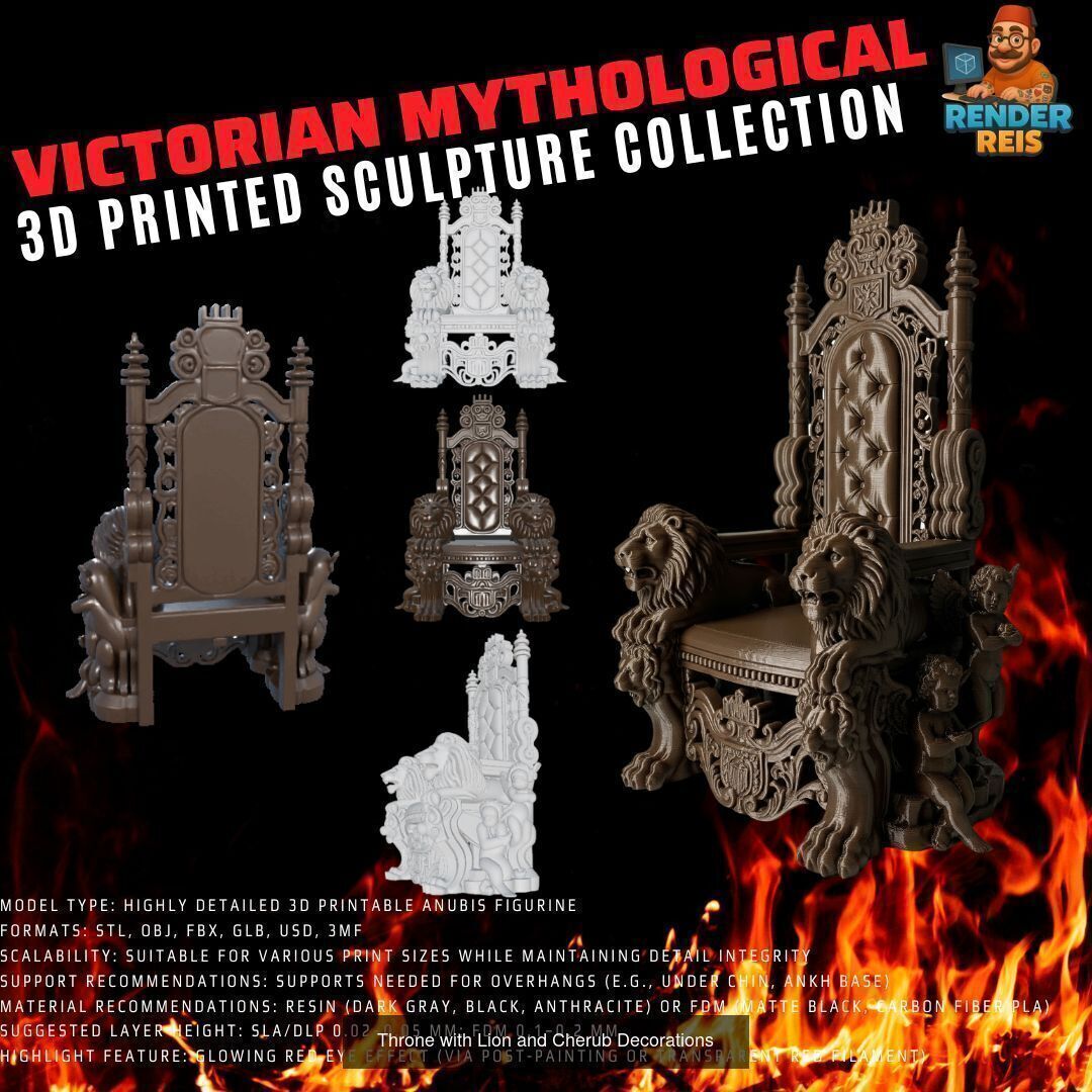 64 Piece Mythological 3D Print Collection _4