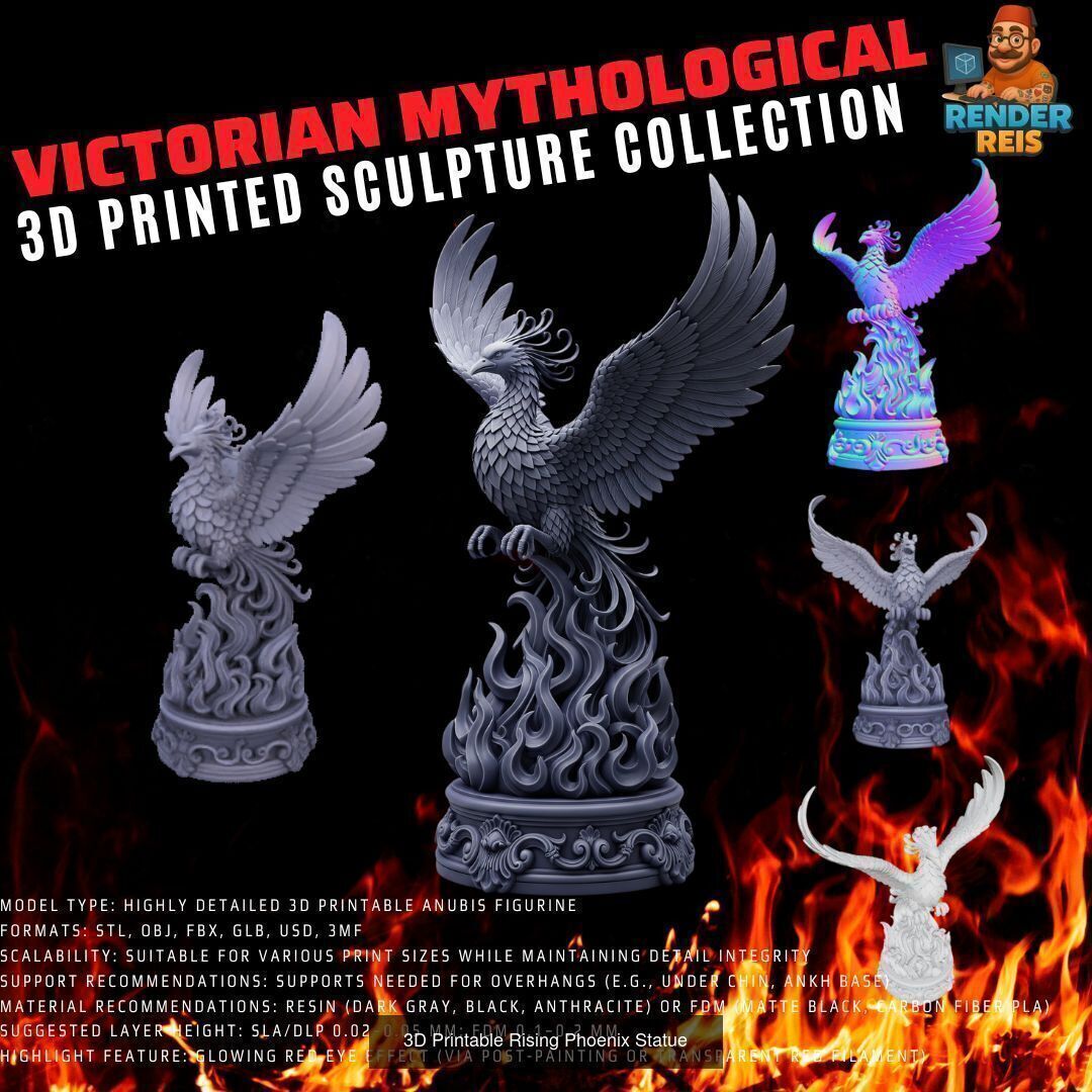 64 Piece Mythological 3D Print Collection _28