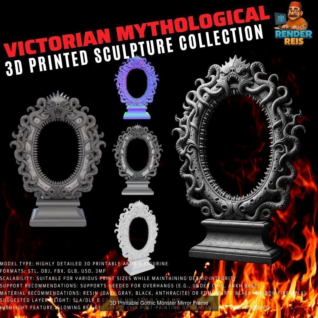 64 Piece Mythological 3D Print Collection _55