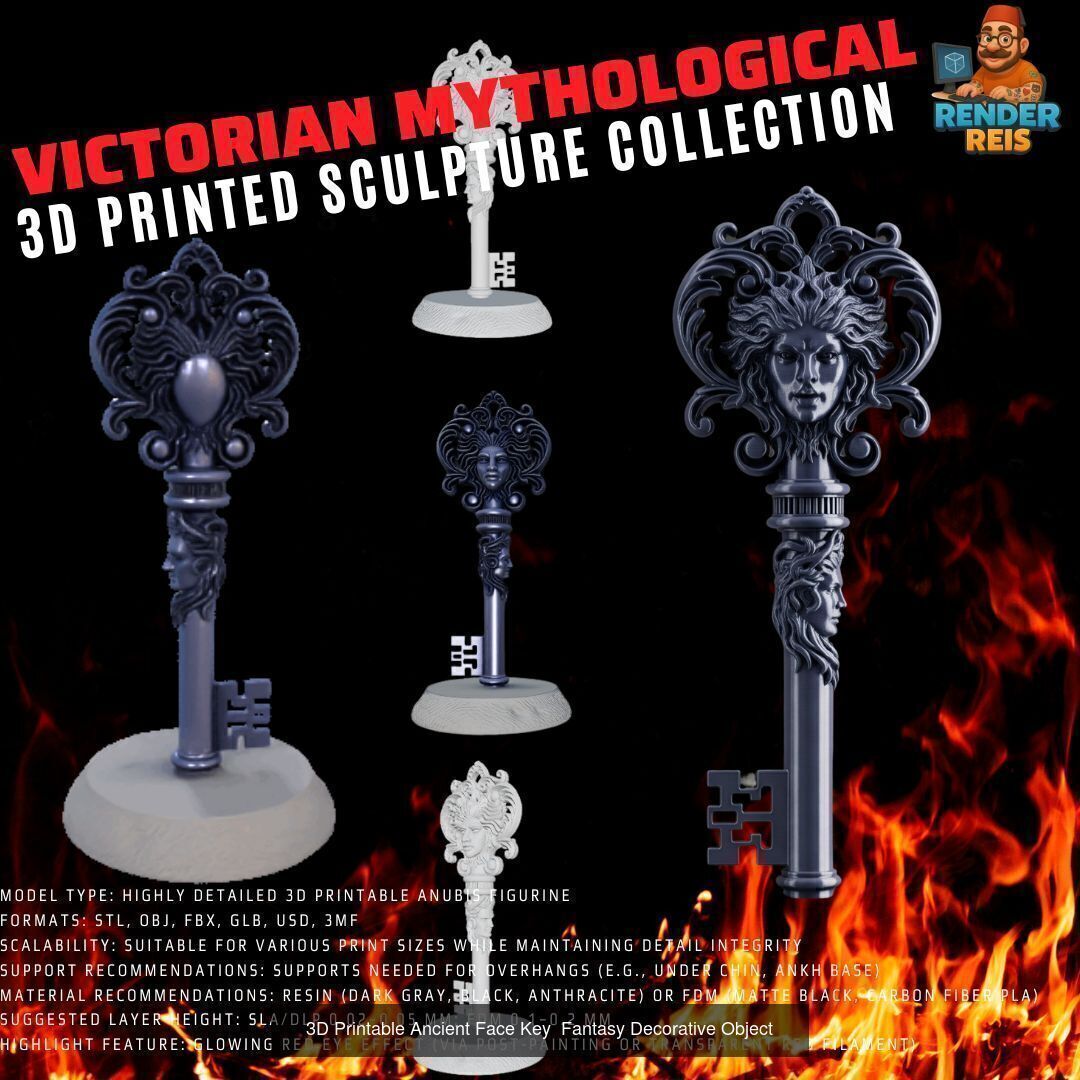 64 Piece Mythological 3D Print Collection _19