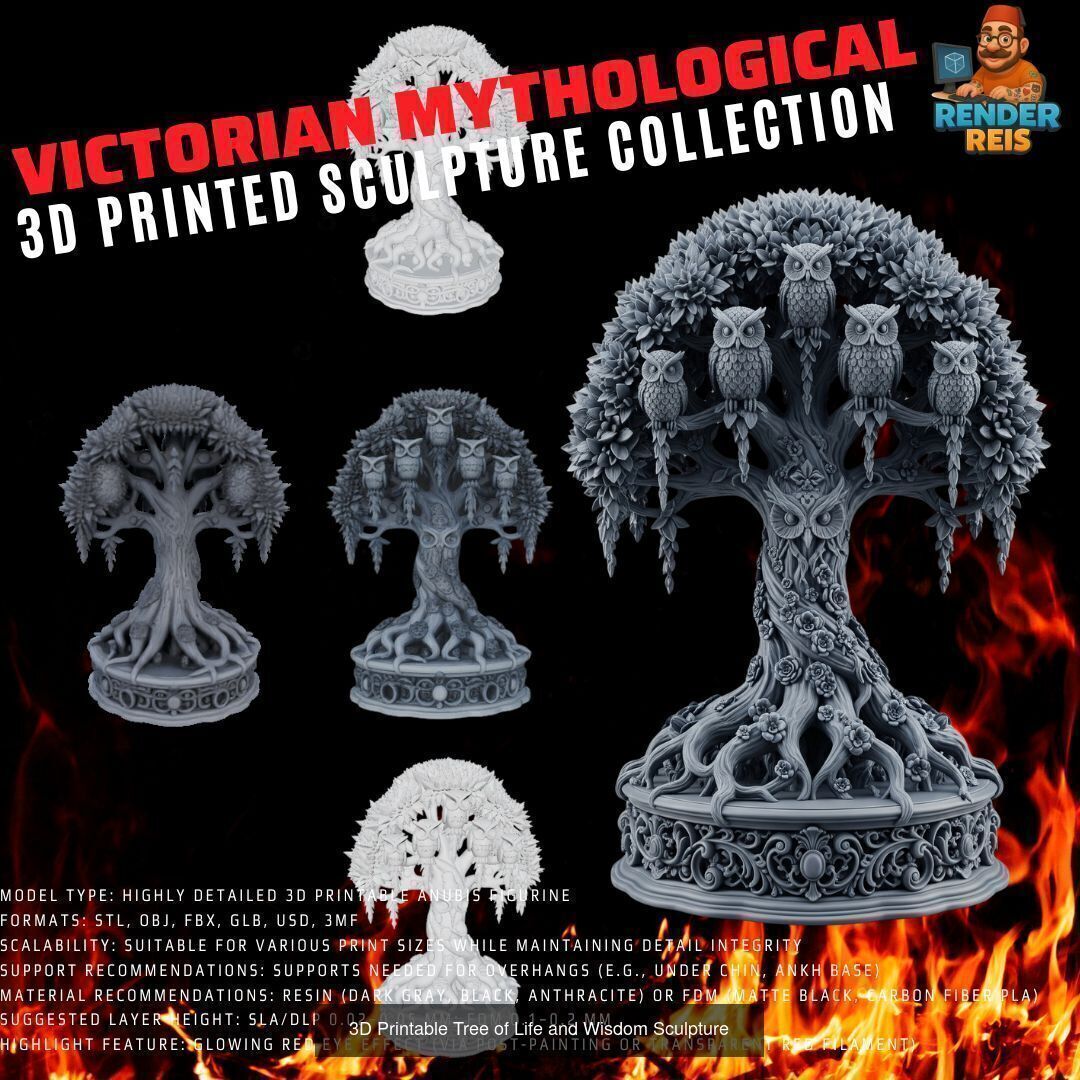 64 Piece Mythological 3D Print Collection _9