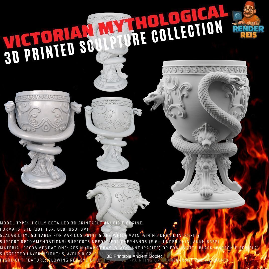 64 Piece Mythological 3D Print Collection _11