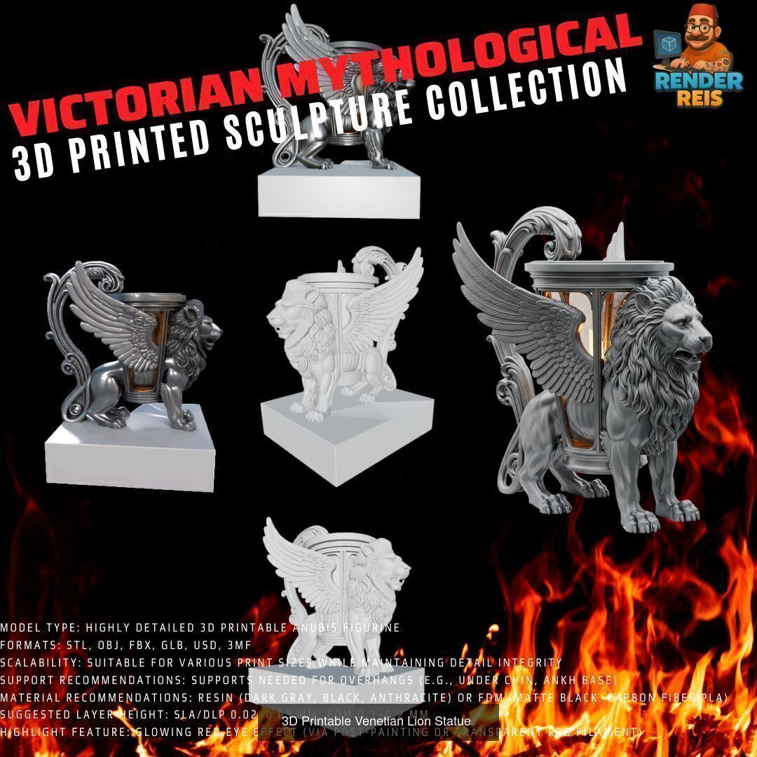 64 Piece Mythological 3D Print Collection _24