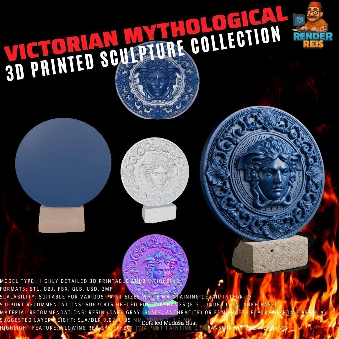 64 Piece Mythological 3D Print Collection _31